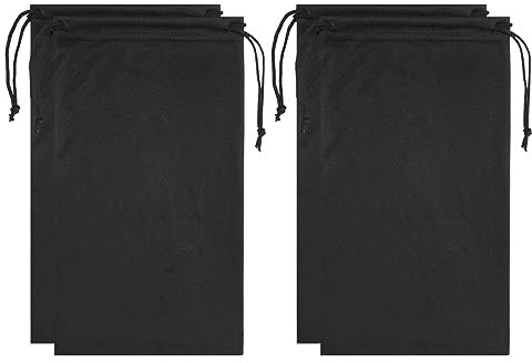 PATIKIL Skibrille Tasche 4 Packung Weich Mikrofaser Beutel Schützende Lagerung Gehäuse Hülse mit Kordelzug für Schneebrille Kamera Objektive