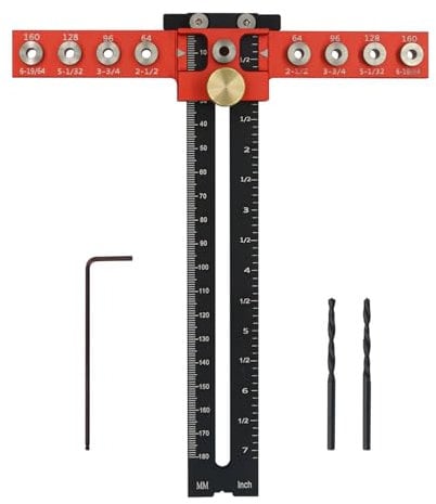 Kabinett Hardware Jig, Schrank Hardware Vorrichtung, verstellbare Bohrschablone, Locher Locator Bohrführung, Schrankgriffvorrichtung, Bohrführung für Tür, Schublade, Frontgriffe, Stanz-Locator