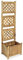 ARKEM Arriate de jardín con Enrejado de bambú 40 cm Jardineras Exterior Grandes Arriate De JardíN