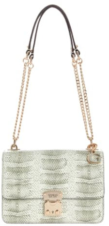 GUESS Eliette Logo Convertible Xbody Flap Natural