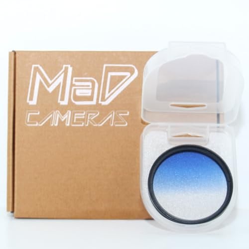 MaD Cameras Graduated Colour Correction Camera Filter for Digital SLR (Graduated Blue, 58mm)
