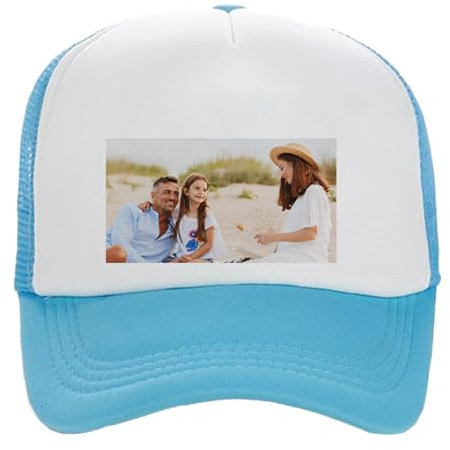 Basecap Personalisiert, Basecap Herren, Cap Damen, mit Name, Foto, Logo und Text, Kappe Selbst Gestalten, Cap Geschenk für Mutter, Vater, Ehemann, Ehefrau, Freund, Freundin