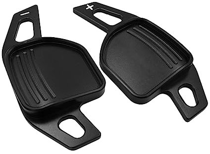 Ysbxitu Auto-Lenkrad-Paddel-Schaltverlängerung passt für Audi Lenkradschalt Paddel passt für Audi A1 A7 A3 A4 A5 A6 A8 S4 S5 S6 S8 RS4 RS5 2012-2016 Schaltwippe Verlängerung Geschenkidee(Schwarz