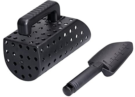 Pelle à Trésor et Truelle, Construction Robuste en Plastique ABS, Prise en Main Confortable, Pelle et Pelle à Sable, capacité de 1/2 Gallons pour Le Jardin