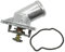 Hajus 1211160 Thermostat Gehäuse Thermostatgehäuse Kühlmittelthermostat 92° 12992692 kompatibel mit Opel Astra G T98 Astra H A04 Corsa C X01 Corsa D S07 Meriva X03 1.2L 1.4L