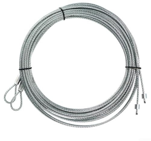 Lot de 2 câbles de porte de garage pour remplacement sûr du ressort de torsion, construction robuste