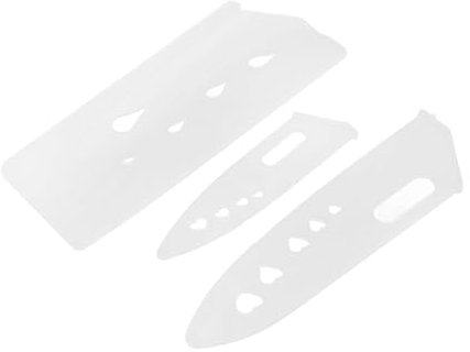 CIYODO 3 Pièces Pochette de Protection pour Couteaux de Cuisine Lot de Housses de Rangement Transparentes pour Couteaux Parfaites pour Camping Extérieur