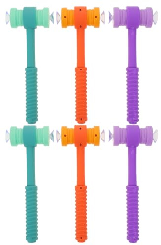 SUPVOX 6 Juguetes De Martillo con Ventosa para Niños - Juego De Golpeteo Multifunción para Entrenamiento De Reacción Y Desarrollo Temprano - Regalo Portátil para Halloween Y Fiestas Infantiles