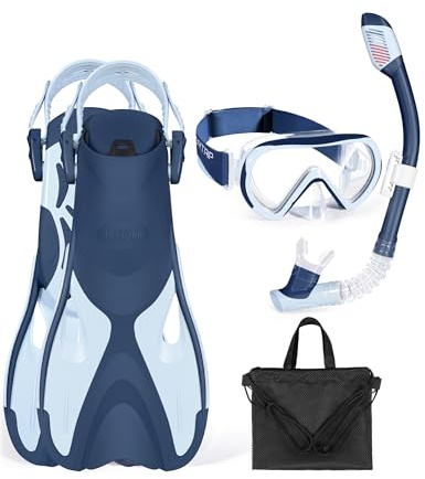 Supertrip Set de Snorkeling pour Enfants avec Palmes