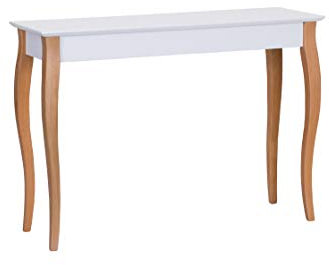 RAGABA LILLO Konsolentisch Wandtisch Telefontisch - FSC® Holz - Cabriole Beine - 105 cm Breit x 35 cm Tief x 75 cm Höhe