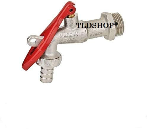 TLDSHOP® - Rubinetto PORTAGOMMA - Rubinetto PORTAGOMMA LUCCHETTABILE Fontana Giardino Lucchetto - Misura 1/2