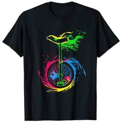 Splash Einradfahrrad Einradfahrer Einrad T-Shirt