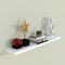 Henor Wandregal FSC® Holzwandregal. 80 x 15 x 2,5 cm, horizontal verstellbar. Vertikal und Neigung. Bis 30 kg Weiß.