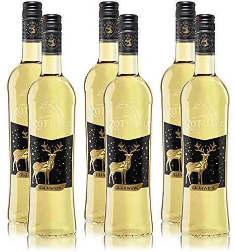 6 Flaschen Rotwild Deutscher Glühwein Weiss (6x0,75 l)