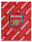 Arsenal FC EPL Supreme Slumber Plush Throw Blanket