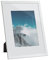 SONGMICS Cadre Photo, pour Image de 21 x 29,7 cm (sans Passe-partout) et Image de 15,2 x 20,3 cm (avec Passe-partout), Protection de Face en Verre, Blanc RPF011W01