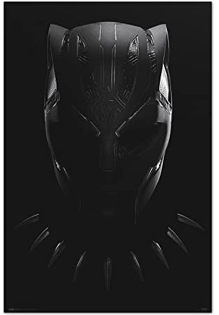 Grupo Erik Marvel Poster - Marvel Black Panther Wakanda Forever Poster - Kunstdruck - Deko Schlafzimmer - Deko Zimmer - Größe : 61 x 91, 5 cm - Marvel Fanartikel - Offizielle Lizenz