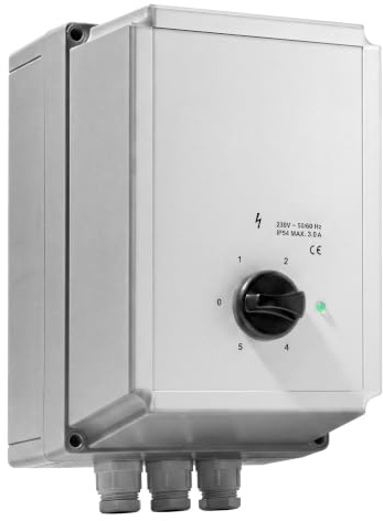 GGM Gastro | DF23 | Drehzahlregler mit 5 Stufen - 230Volt - 3 Ampere