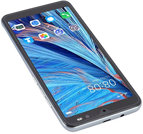 Tbest Smartphone 5,45 Zoll HD-Vollbild-Handy 2 GB RAM 32 GB ROM Gesichtserkennung Dual-SIM-Dual-Standby Für Rino8 Pro (Grau)
