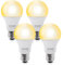 DiCUNO E27 LED Lampe mit Dämmerungssensor, 9W (ersetzt 60W), Automatische Tag-Nacht Sensorlampe, Lichtsensor Glühbirne 2700K Warmweiß, 800lm, Außenbeleuchtung, nicht dimmbar, 4er Pack