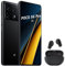Xiaomi Poco X6 Pro 5G Smartphone 8 + 256 GB, 120 Hz, FHD+ Flow AMOLED Display, MediaTek Dimensity 8300-Ultra, 64 MP AI Triple Camera, 5000 mAh, NFC, Schwarz，Included Earphone