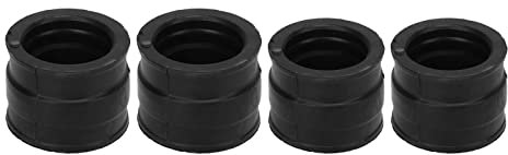 Lot de 4 bottes de collecteur d'admission de carburateur, adaptateur collecteur d'admission carburateur en caoutchouc 35 mm à 37 mm de remplacement pour CB650 RC03 1979‑1982