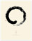 Enso - Japanischer Zenkreis I Poster von Thoth Adan 30 x 40 cm Beige Wandbilder Wanddeko