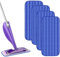 VPLONG Tampons de rechange réutilisables compatibles avec Swiffer Wet Jet et Wet Jet pour balai Swiffer, lingettes de rechange en microfibre humide et sèche pour nettoyage de plancher en bois dur (lot