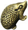 TOPBATHY 1stück Kreative Deko-Figur Aus Handgefertigte Igel-skulptur Für Retro-Desktop-Dekoration Wohnaccessoire Für Zuhause Büro Und Garten Kunstvolles Für Tierliebhaber