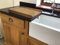 Wooden Pine Worktop Draining Board for a Belfast/Butler Sink