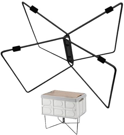 Feuchtigkeitsabweisender Campingständer für Campingplatzkühler, Camping-Kühlbox-Halterung, leichter Aufbewahrungsbox-Halter, Multifunktionaler Kühlbox-Halter, Kühlbox-Halterung P