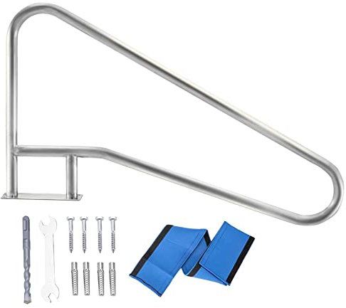 Corrimano per piscina interrato in acciaio inossidabile Base a montaggio rapido Corrimano per piscine per la sicurezza Facile installazione Mano Grab Rail