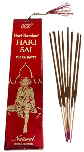 Incienso Hari Sai Hari Darshan Natural Flora Batti - 1 paq. de 25gr. - HOSTENATURA