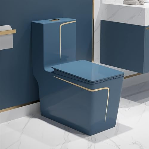 QUSYZD Inodoro Inteligente Super, Inodoro de cerámica de una Pieza con Doble Descarga, Inodoro silencioso para baños de Hotel, D-695x750x370mm, A-695x750x370mm,A-695x750x370mm
