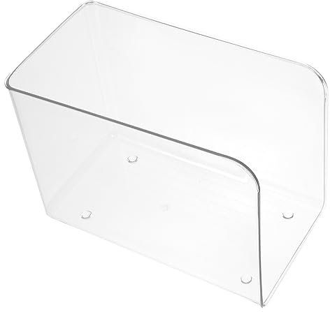 HOMSFOU Acryl-Buchhalter Für Regale Zeitschriften-Organizer Schreibtisch Büro Arbeitszimmer Hält Bücher An Ort Und Stelle