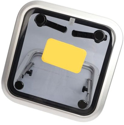 Juroupi 360x360mm Boat Ventilation Window Square Push Out Deck Porthole Skylights Escape Window for 3‑23mm Thickness Marine Yacht RV