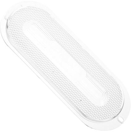LIFKOME Clear Plastic Oval Range Hood Light Cover Led Kitchen Cooker Lamp Shade Replacement for Smoke Stove Vent Hood Accessories Easy Installation Enhanced Illumination Modern Design