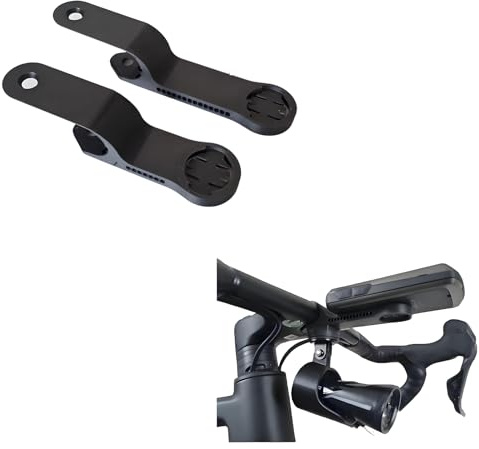 Supporto per computer da bici per Canyon Aeroad/Grail Quick-Connect per Garmin/Wahoo/GoPro Edge 840/Roam V2/1050/Karoo 3-Secure, design a basso profilo (L)