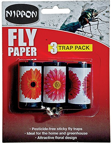 NIPPON 5NFWP3 Vitax Fly Papers, Various, 2.8 x 11.4 x 15 cm