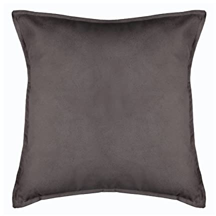 Atmosphera - Kissen Lilou - anthrazitgrau 45 × 45 cm - Dunkelgrau