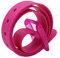 MESHIKAIER Unisex Uomo Donna Cintura in Silicone + Fibbia Plastica (Rosa)