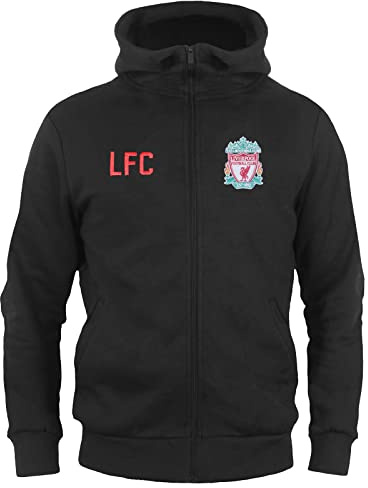 Liverpool FC Boys Hoody Zip Fleece Kids OFFICIAL Football Gift
