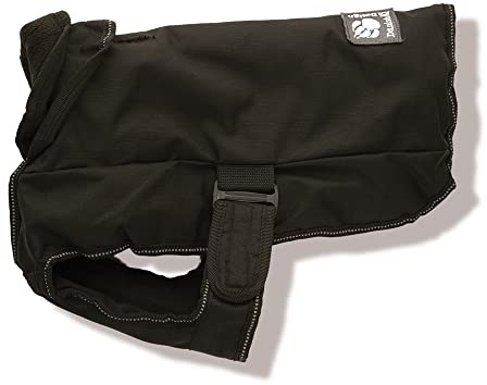 Danish Design 2-In-1 Ultimate Harness Dog Coat, 25 cm, Black
