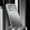 Yidai-Silu Huawei P40 Pro Magnet Hülle 【Original Aussehen, Kameraschutz, Ultra Slim】 Alu Stoßfest Metall Rahmen + PMMA Back Case Magnetisch Cover Handyhülle für Huawei P40 Pro 6,58 - Silber
