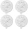 Hwtcjx 4 Stück Nylon Sieb Fein, Küchensieb, Weinfilter, Likörfilter, 13.8 cm 400 Mesh Lebensmittel Feines Sieb, Siebfilter, Kunststoff Feinmaschiger Filter für die Filterung von Wein, Milch, Saft