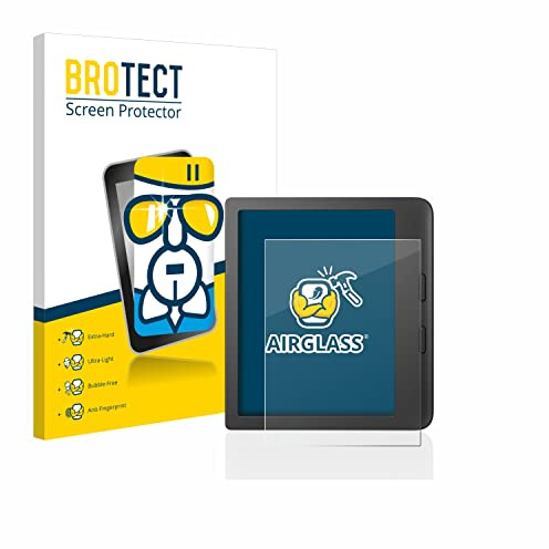 BROTECT Schutzglas für Tolino Vision 6 | Transparenter Displayschutz Made in Germany Schutzfolie Panzer Folie Glas 9H Anti-Fingerprint Einfache Montage Clear