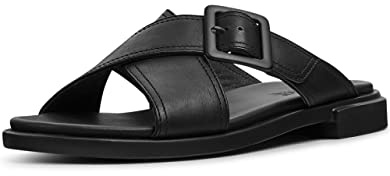 Camper Edy-K201384, flat sandals, Black,