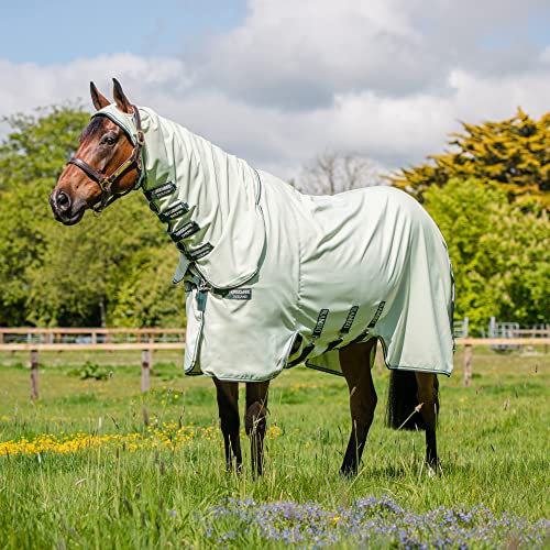 Horseware Rambo Hoody Green/sage Ekzemerdecke Fliegendecke (125)