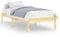 vidaXL Kiefer Massivholzbett Bettgestell Bett Holzbett Einzelbett Futonbett Bettrahmen Schlafzimmerbett Schlafzimmermöbel 90x200cm