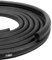 Auto Türdichtung 18m Gummidichtung selbstklebend Autotür Türdichtung Gummiprofil D-förmig Schwarz (14x14mm)